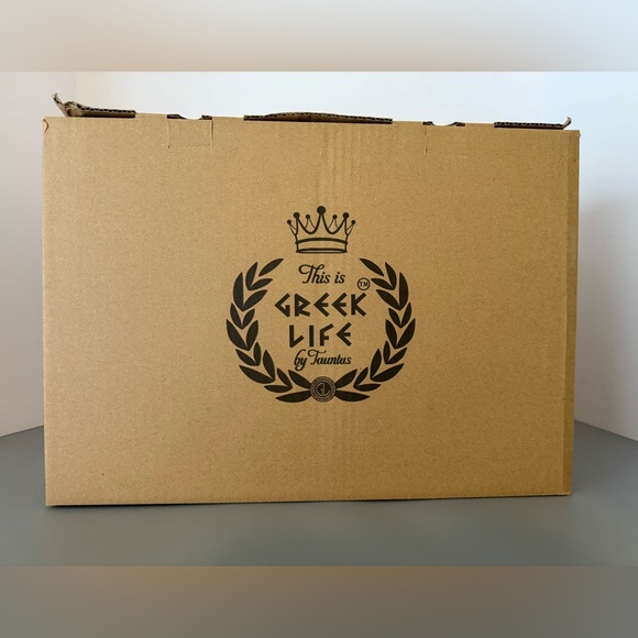 New Tauntus Greek Life Delta Sigma Theta Sorority (ΔΣΘ) Blk&Red Leather Satchel - Picture 7 of 7